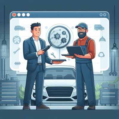 create a wide rectangular hero illustration for a website section titled “chi c’è dietro vineee”. sh